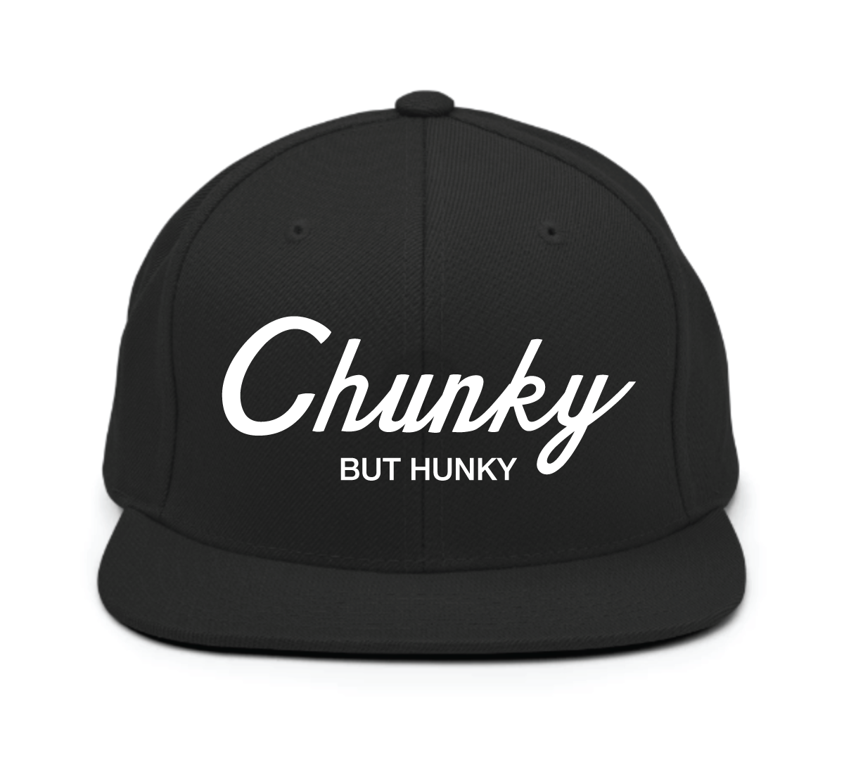 Chunky But Hunky Snapback Cap