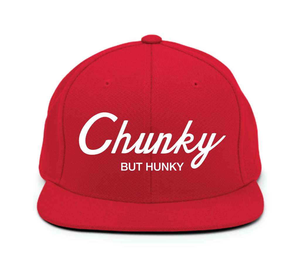 Chunky But Hunky Snapback Cap