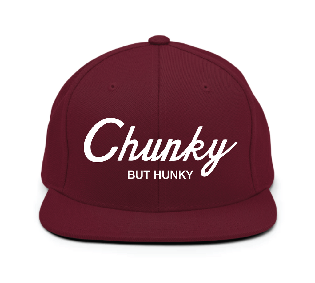 Chunky But Hunky Snapback Cap