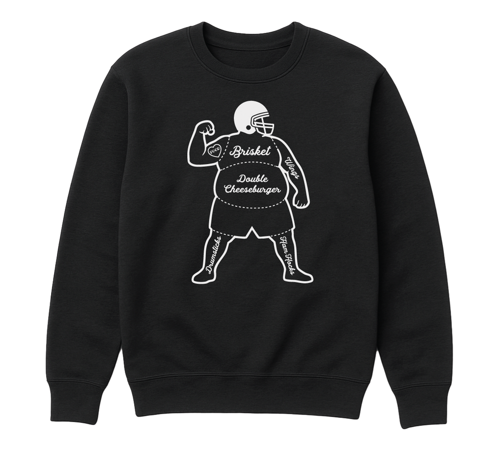 Big Man-atomy Crew Neck