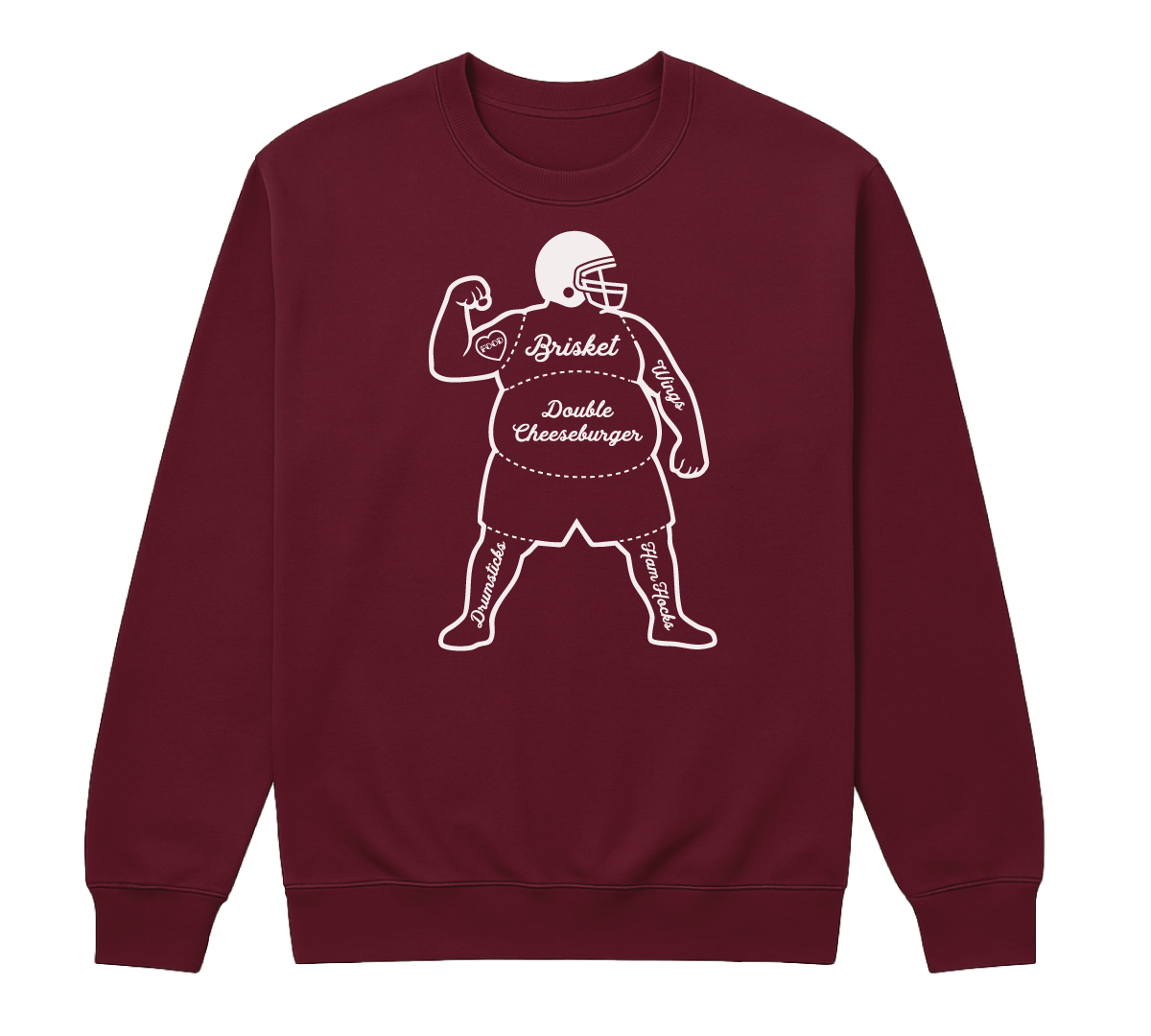 Big Man-atomy Crew Neck