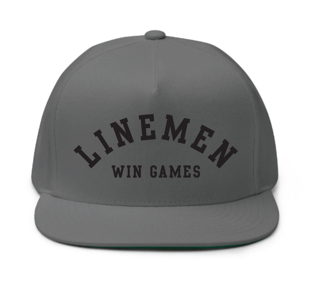 Linemen Win Games 5-Panel Snapback