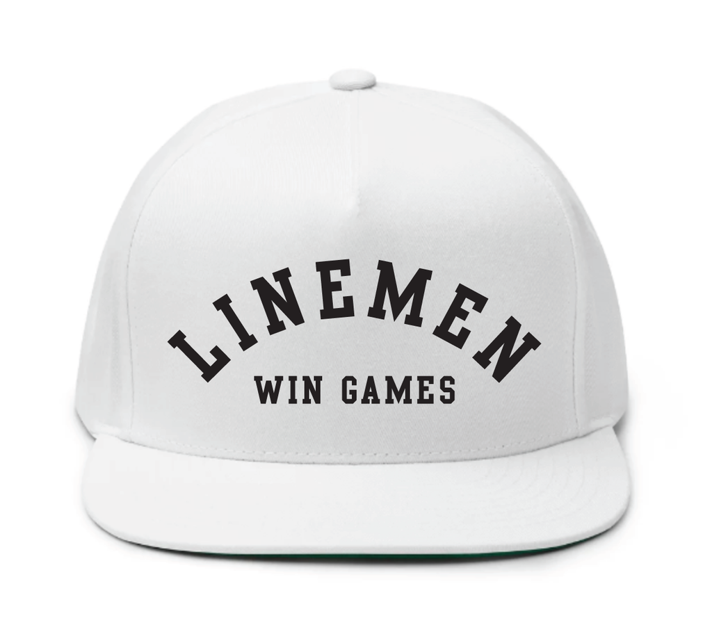 Linemen Win Games 5-Panel Snapback