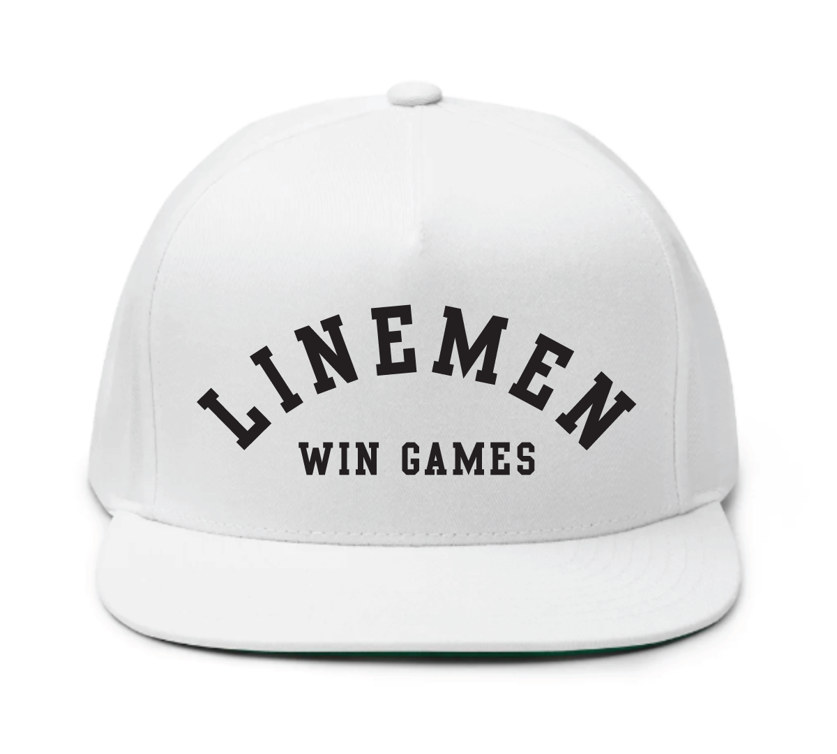 Linemen Win Games 5-Panel Snapback