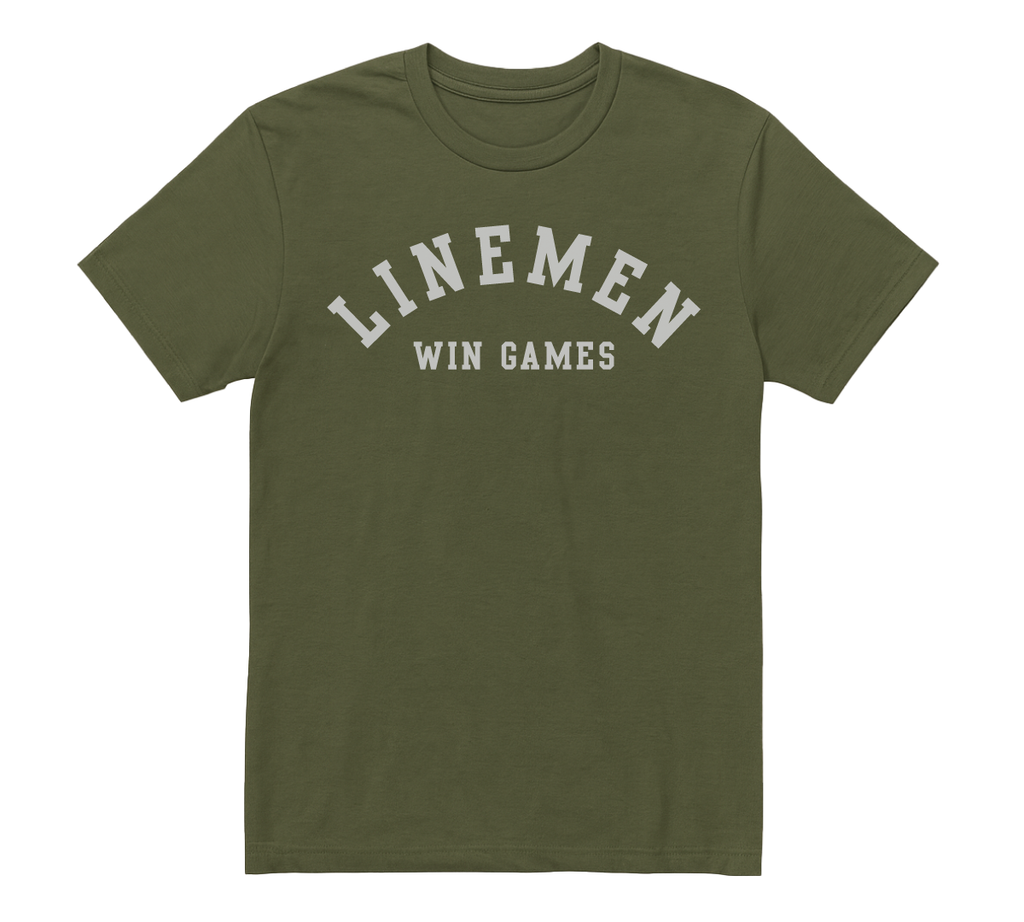 Lineman Win Games T-shirt