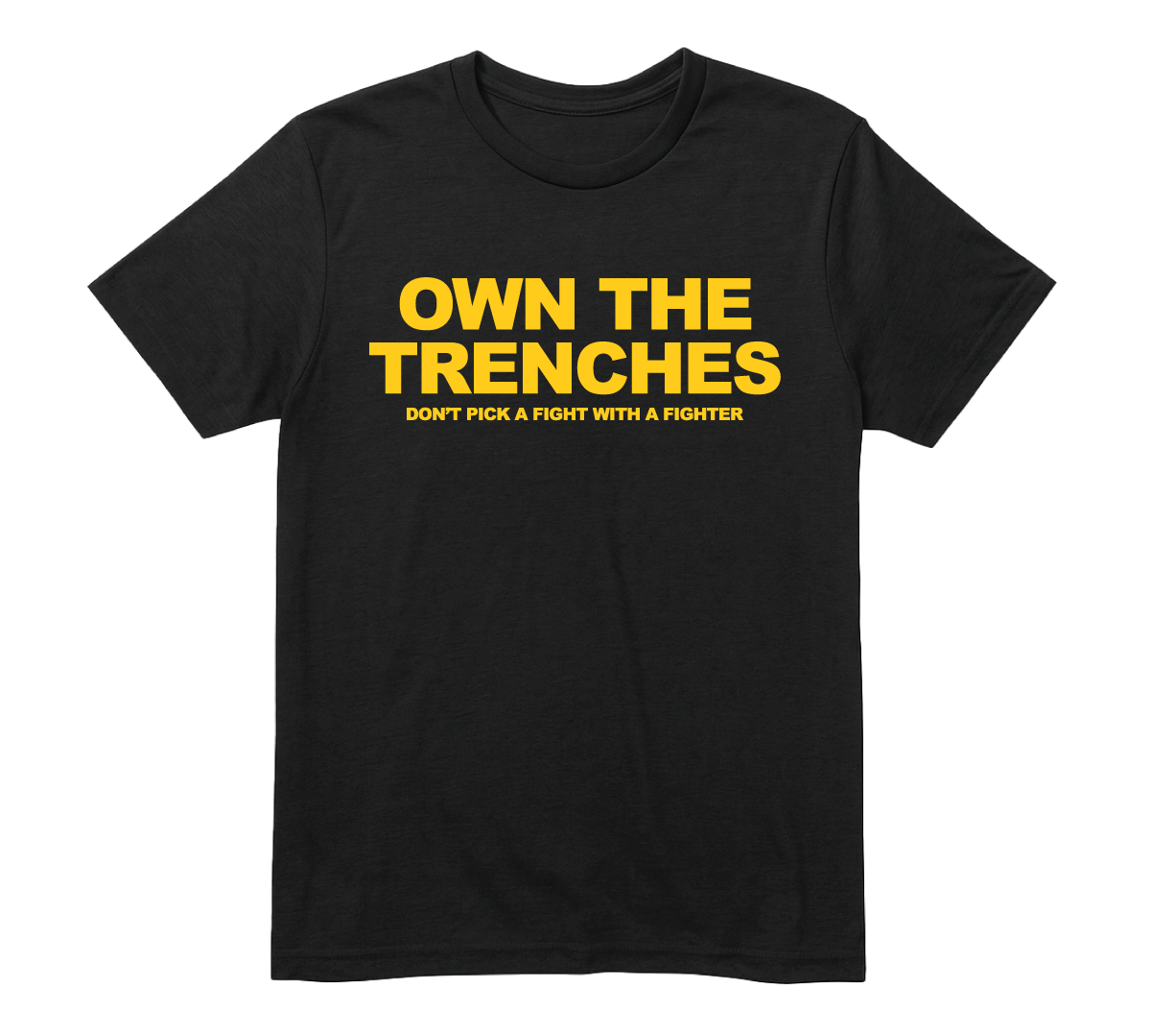 Own The Trenches T-Shirt - Iowa: Black