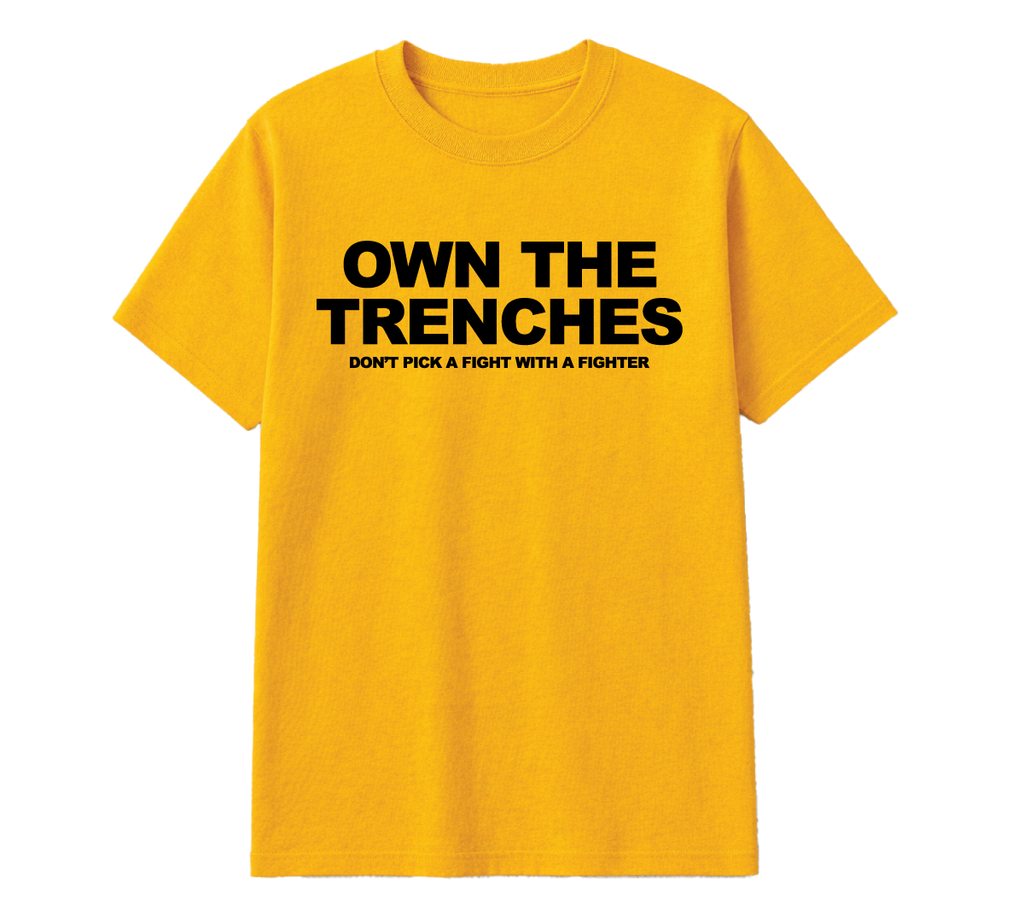 Own The Trenches T-Shirt - Iowa: Gold